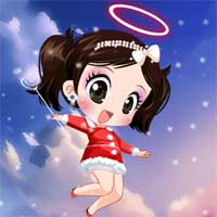 Free online flash games - Angel Baby game - Games2Dress 