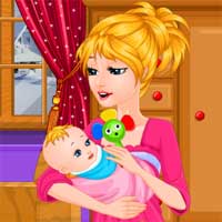 Free online flash games - Cute Baby Feeding game - Games2Dress 