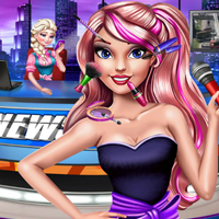 Free online flash games - Breaking News With Ellie game - Games2Dress 