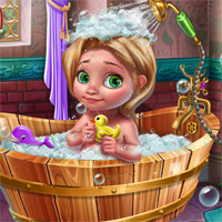 Free online flash games - Goldie Baby Bath Care SiSiGames game - Games2Dress 