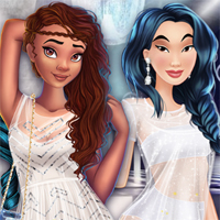 Free online flash games - Princess All White Night Party game - Games2Dress 