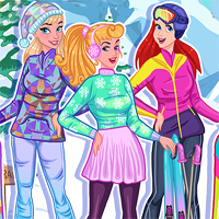 Free online flash games - Princess Winter Sports game - Games2Dress 