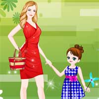 Free online flash games - Mother and Daughter game - Games2Dress 