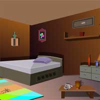 Free online flash games - EscapeGamesToday Dark Brown Room Escape game - Games2Dress 