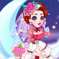 Free online flash games - Princess Wedding on the Clouds game - Games2Dress 