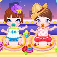 Free online flash games - My Newborn Twins game - Games2Dress 