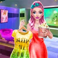 Free online flash games - Rosie Movie Night DariaGames game - Games2Dress 