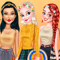 Free online flash games - Autumn Trends Braids Hairstyles game - Games2Dress 