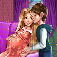 Free online flash games - Goldie Princess Mommy Birth game - Games2Dress 