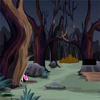 Free online flash games - Games4Escape Dark Forest Rabbits Escape game - Games2Dress 