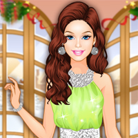 Free online flash games - Barbie Winter Prom game - Games2Dress 