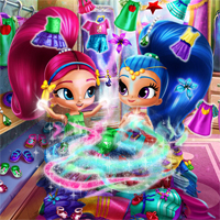 Free online flash games - Shimmer and Shine Wardrobe Cleaning Agnesgames game - WowEscape