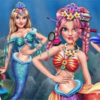 Free online flash games - Underwater Make Up Salon Zeegames game - Games2Dress 