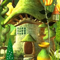 Free online flash games - Bunny Mushroom World Escape game - Games2Dress 