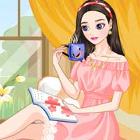 Free online flash games - A Relaxing Afternoon LoliGames game - Games2Dress 