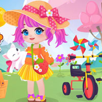 Free online flash games - Toddie Spring Time game - Games2Dress 
