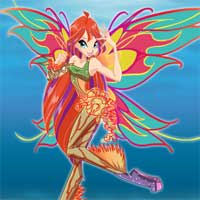 Free online flash games - Bloom Sirenix Style game - Games2Dress 