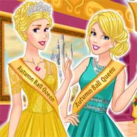 Free online flash games - Queens of Autumn Ball FreeGamesCasual game - Games2Dress 