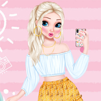 Free online flash games - Summer Selfie game - Games2Dress 