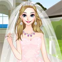Free online flash games - Romantic Spring Wedding game - Games2Dress 