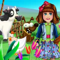 Free online flash games - Kids Learning Animals GirlGamesBox game - Games2Dress 