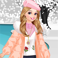 Free online flash games - Winter Down Coats Loligames game - Games2Dress 