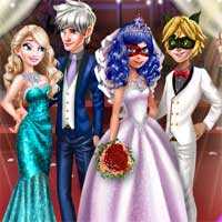 Free online flash games - Ladybug Wedding Royal Guests game - Games2Dress 