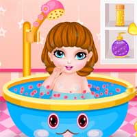 Free online flash games - Baby at the Spa game - Games2Dress 