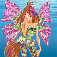 Free online flash games - Flora Sirenix Style game - Games2Dress 