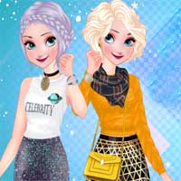 Free online flash games - Ice Queen Metallic Skirts EgirlGames game - Games2Dress 