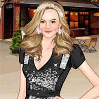 Free online flash games - Leighton Meester game - Games2Dress 