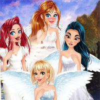 Free online flash games - Princess Angel Costumes game - Games2Dress 