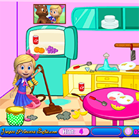 Free online flash games - Goldie and Bear Clean game - Games2Dress 