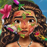 Free online flash games - Moana Skin Doctor game - Games2Dress 