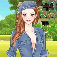 Free online flash games - On the Farm Anime game - Games2Dress 