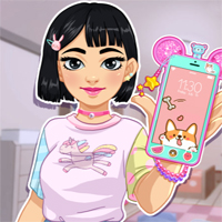 Free online flash games - Tomokos Kawaii Phone Girlg game - Games2Dress 