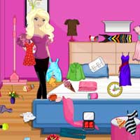 Free online flash games - Briar Bedroom Cleaning game - Games2Dress 