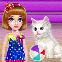 Free online flash games - Kitty Care And Grooming WowsomeGames game - Games2Dress 