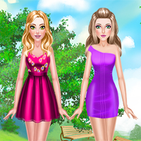 Free online flash games - BFF Summer Day game - Games2Dress 