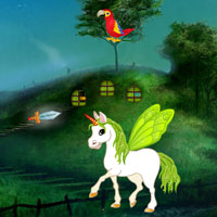 Free online flash games - Mysterious Fantasia Forest Escape game - Games2Dress 