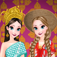 Free online flash games - Thai Holiday Traditional Vs Modern game - Games2Dress 