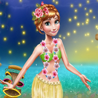 Free online flash games - Anna Hawaii Vacation game - Games2Dress 