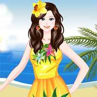 Free online flash games - Tropical Trend game - Games2Dress 