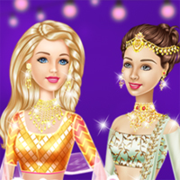 Free online flash games - Bonnie And Friends Bollywood game - Games2Dress 