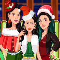 Free online flash games - Christmas with the Kardashians game - Games2Dress 