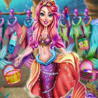 Free online flash games - Mermaid Spring Look game - Games2Dress 